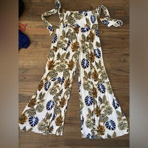 Rewash stretchy tropical pants